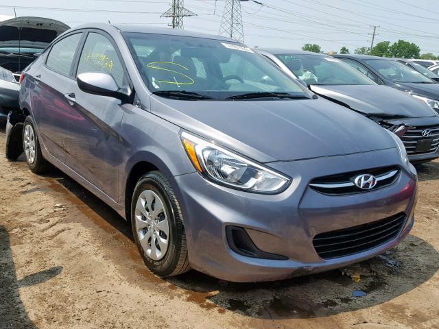 KMHCT4AE1HU317937 - 2017 HYUNDAI ACCENT SE GRAY photo 1