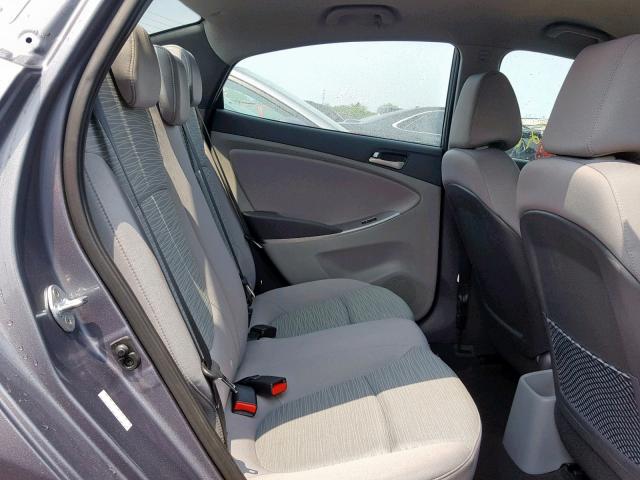 KMHCT4AE1HU317937 - 2017 HYUNDAI ACCENT SE GRAY photo 6