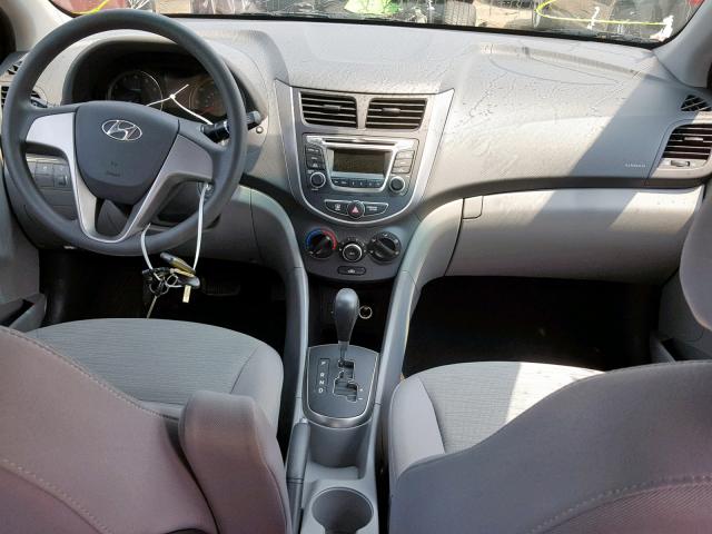 KMHCT4AE1HU317937 - 2017 HYUNDAI ACCENT SE GRAY photo 9