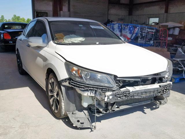 1HGCR3F8XFA011920 - 2015 HONDA ACCORD EXL WHITE photo 1