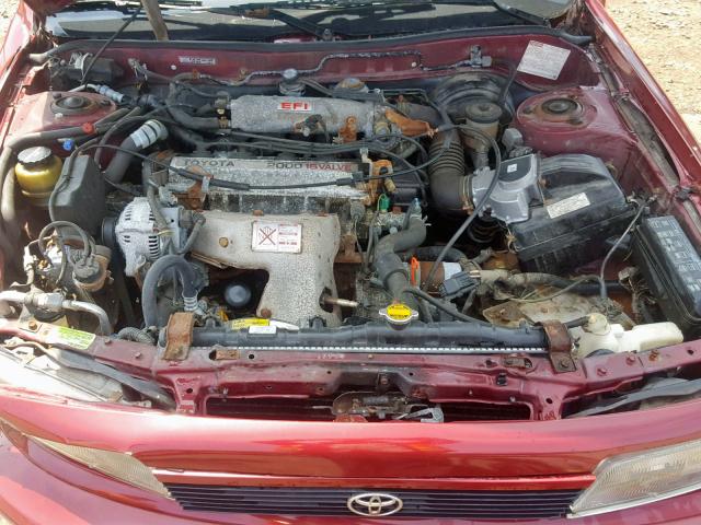 4T1SV21E4MU432116 - 1991 TOYOTA CAMRY DLX 勃艮第红 照片 7