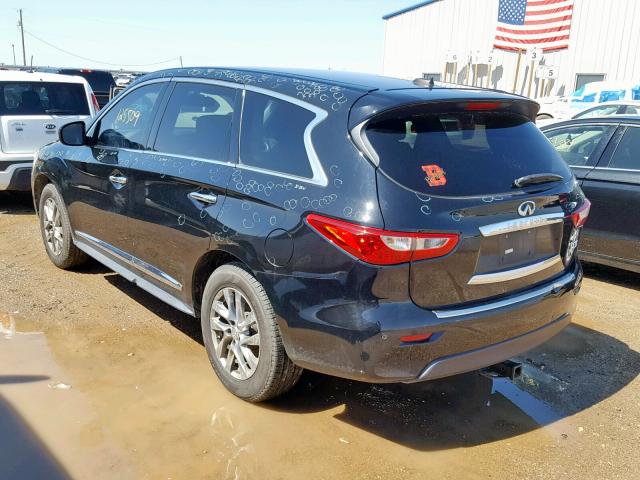 5N1AL0MM2DC311714 - 2013 INFINITI JX35 BLACK photo 3