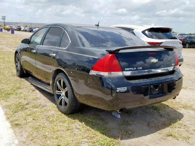 2G1WC5EM0A1229206 - 2010 CHEVROLET IMPALA LTZ BLACK photo 3