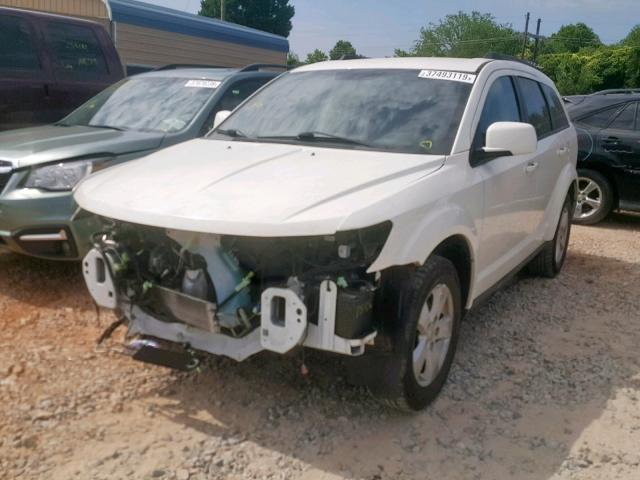 3D4PG1FG2BT527955 - 2011 DODGE JOURNEY MA WHITE photo 2