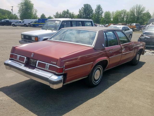 3N69R8C140075 - 1978 OLDSMOBILE DELTA 88 R RED photo 4