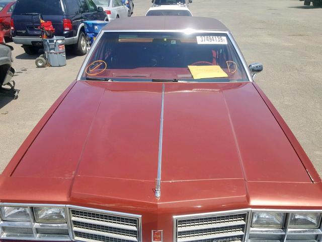 3N69R8C140075 - 1978 OLDSMOBILE DELTA 88 R RED photo 7