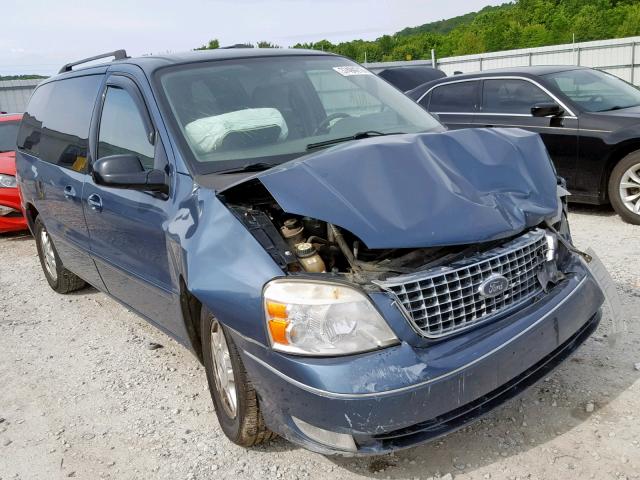 2FMZA52226BA41412 - 2006 FORD FREESTAR S BLUE photo 1