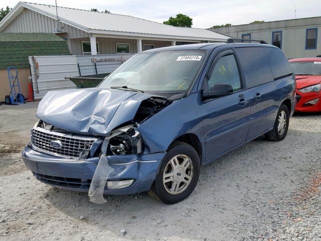 2FMZA52226BA41412 - 2006 FORD FREESTAR S BLUE photo 2