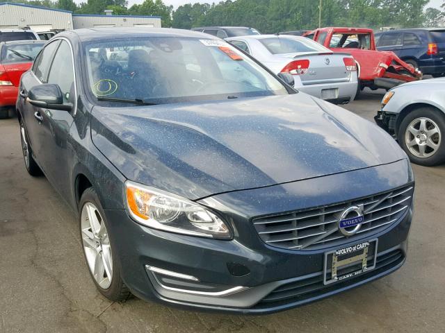 YV1612FS6E2275244 - 2014 VOLVO S60 T5 GRAY photo 1