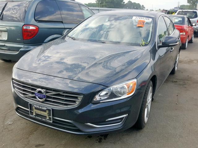 YV1612FS6E2275244 - 2014 VOLVO S60 T5 GRAY photo 2