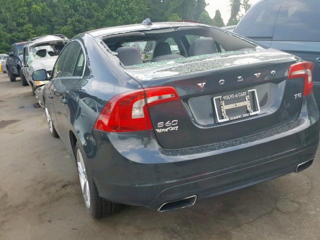 YV1612FS6E2275244 - 2014 VOLVO S60 T5 GRAY photo 3