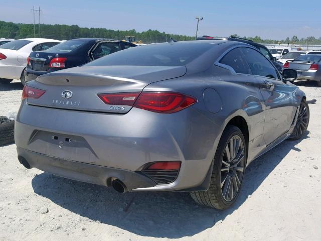 JN1EV7EK2HM362526 - 2017 INFINITI Q60 PREMIU GRAY photo 4