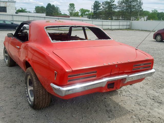 223378U177630 - 1968 PONTIAC SEDAN RED photo 3