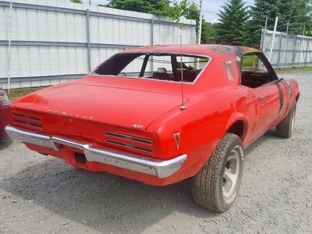 223378U177630 - 1968 PONTIAC SEDAN RED photo 4