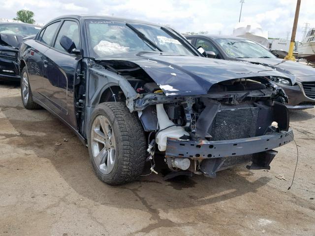 2B3CL3CG5BH513579 - 2011 DODGE CHARGER BLUE photo 1