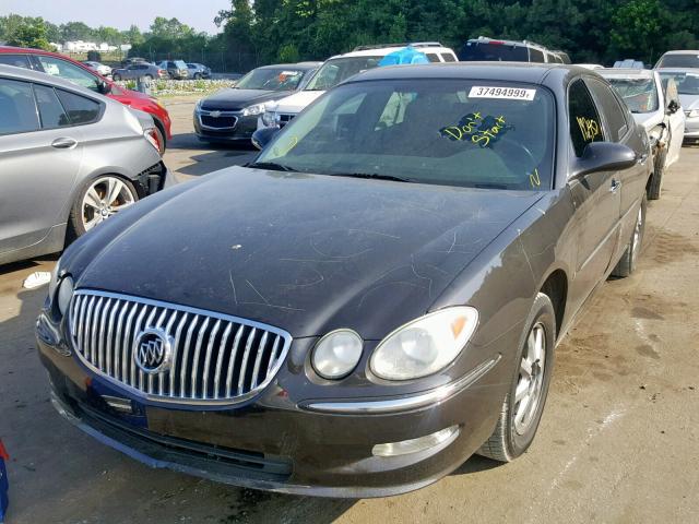 2G4WD582681224807 - 2008 BUICK LACROSSE C BROWN photo 2