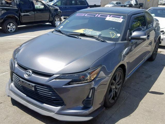JTKJF5C70FJ006997 - 2015 TOYOTA SCION TC ნაცრისფერი ფოტო 2