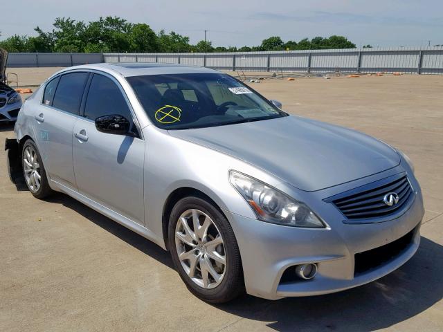 JN1CV6AP7BM304342 - 2011 INFINITI G37 BASE SILVER photo 1