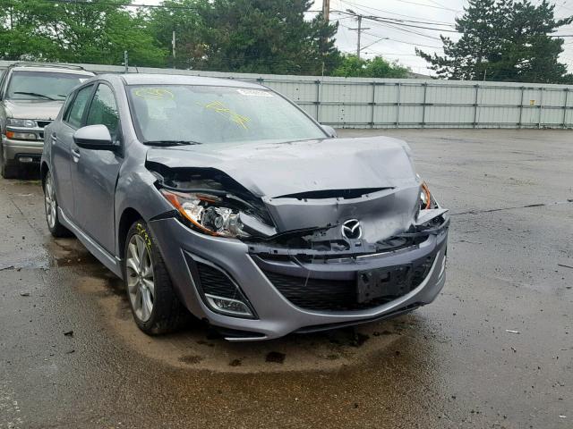 JM1BL1H56A1294487 - 2010 MAZDA 3 S GRAY photo 1