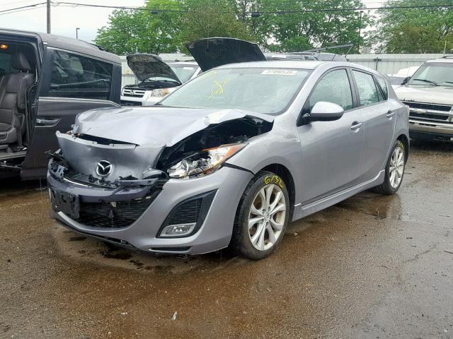 JM1BL1H56A1294487 - 2010 MAZDA 3 S GRAY photo 2