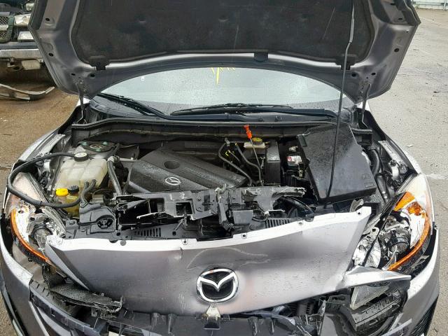 JM1BL1H56A1294487 - 2010 MAZDA 3 S GRAY photo 7