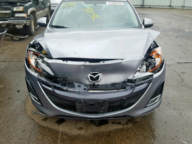 JM1BL1H56A1294487 - 2010 MAZDA 3 S GRAY photo 9