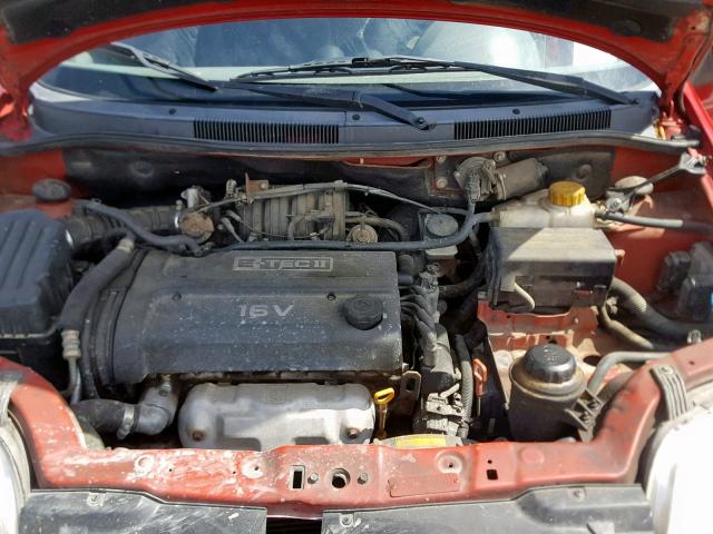 KL1TD52695B362413 - 2005 CHEVROLET AVEO BASE Bordo foto 7