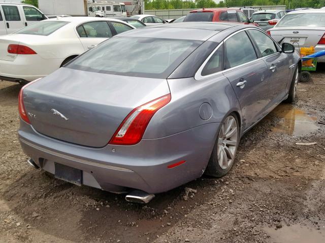 SAJWA2GB1BLV17806 - 2011 JAGUAR XJL GRAY photo 4