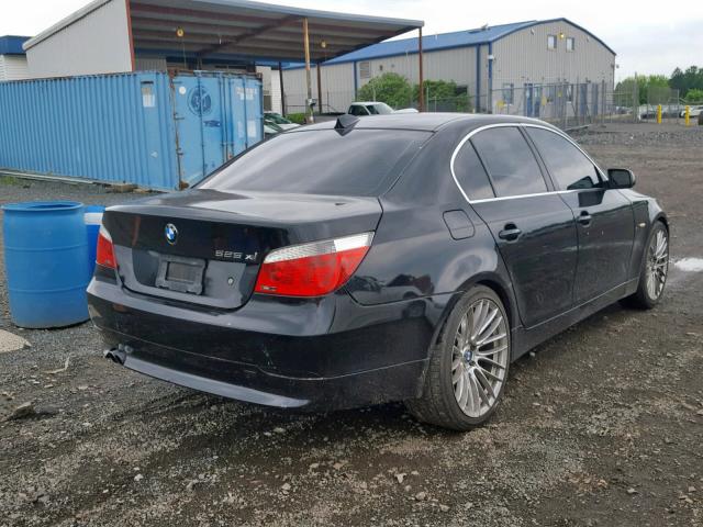 WBANF33587CS40853 - 2007 BMW 525 XI BLACK photo 4