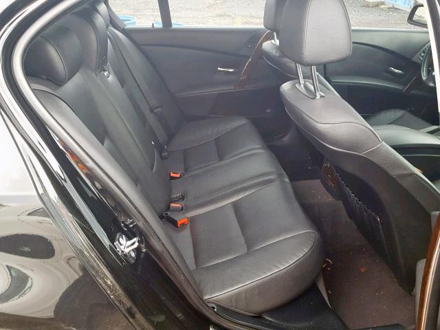 WBANF33587CS40853 - 2007 BMW 525 XI BLACK photo 6