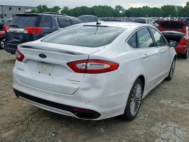 3FA6P0K97FR227878 - 2015 FORD FUSION TIT WHITE photo 4