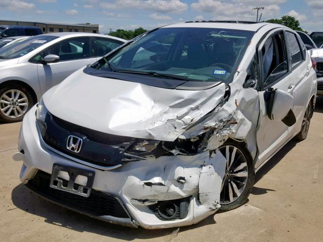 JHMGK5H83HS022640 - 2017 HONDA FIT EX WHITE photo 2