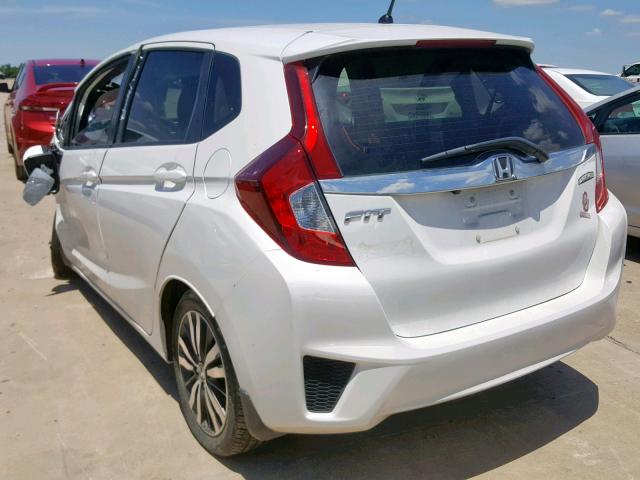 JHMGK5H83HS022640 - 2017 HONDA FIT EX WHITE photo 3