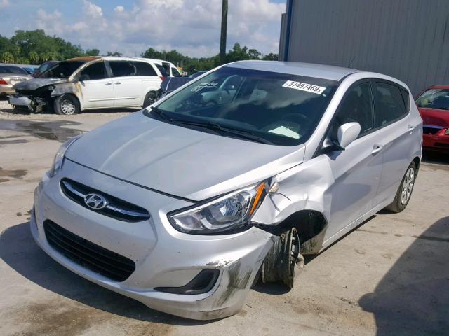 KMHCT5AE4HU312334 - 2017 HYUNDAI ACCENT SE GRAY photo 2