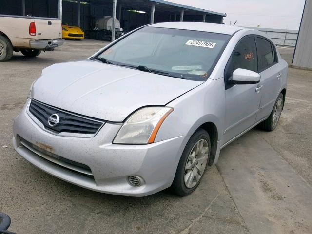 3N1AB6AP1CL708362 - 2012 NISSAN SENTRA 2.0 SILVER photo 2