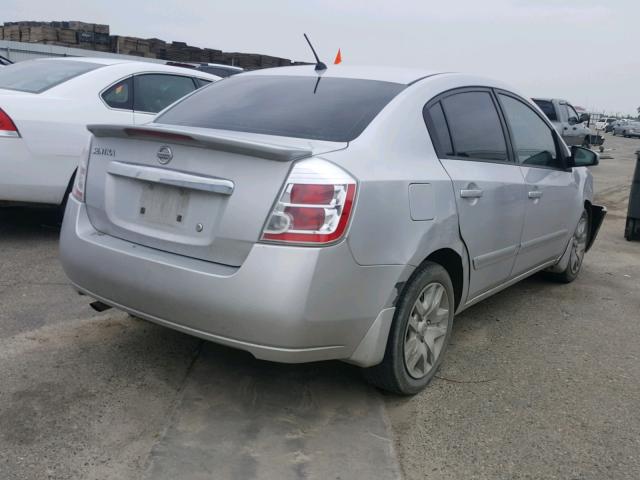 3N1AB6AP1CL708362 - 2012 NISSAN SENTRA 2.0 SILVER photo 4