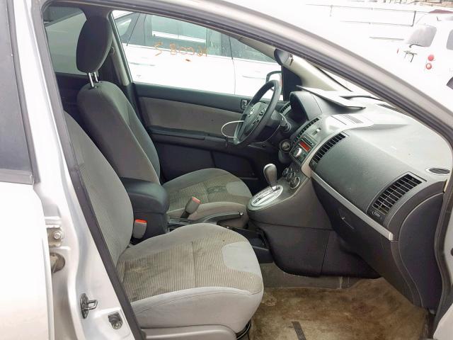 3N1AB6AP1CL708362 - 2012 NISSAN SENTRA 2.0 SILVER photo 5