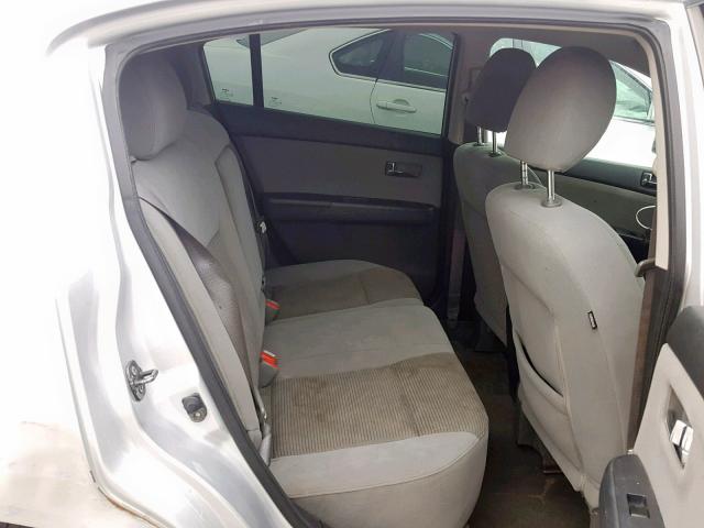 3N1AB6AP1CL708362 - 2012 NISSAN SENTRA 2.0 SILVER photo 6