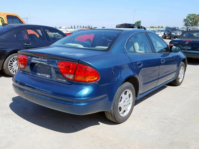 1G3NL52F42C278395 - 2002 OLDSMOBILE ALERO GL TEAL photo 4