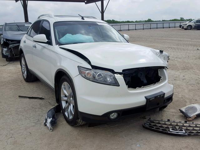 JNRAS08U45X104317 - 2005 INFINITI FX35 WHITE photo 1