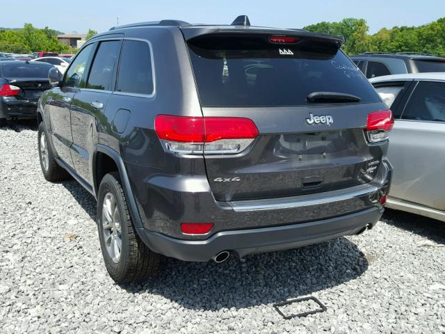 1C4RJFBG4EC584345 - 2014 JEEP GRAND CHER GRAY photo 3