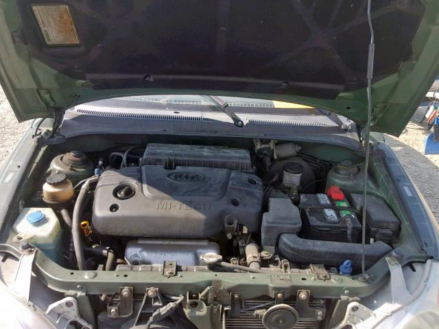 KNADC123X26160728 - 2002 KIA RIO GREEN photo 7