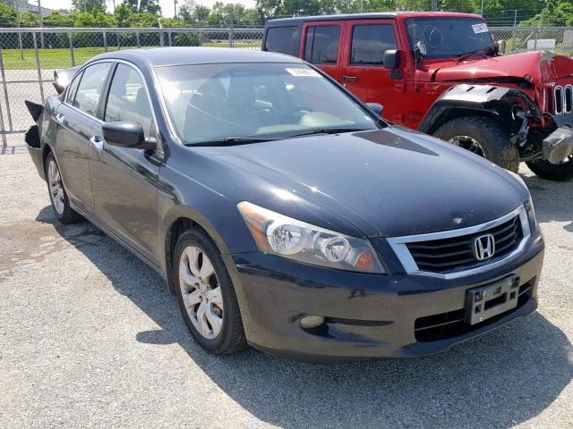 1HGCP36808A031537 - 2008 HONDA ACCORD EXL BLACK photo 1