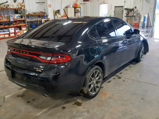 1C3CDFBB5ED868261 - 2014 DODGE DART SXT BLACK photo 4