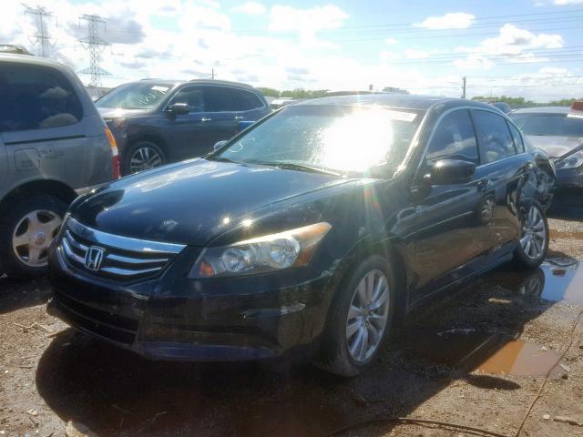 1HGCP2F85BA089970 - 2011 HONDA ACCORD EXL BLACK photo 2