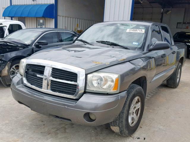 1D7HE48K67S259176 - 2007 DODGE DAKOTA QUA GRAY photo 2