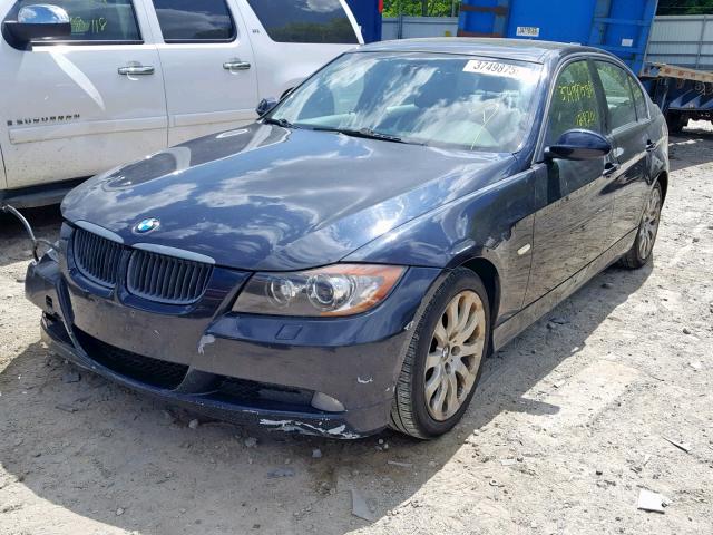 WBAVD53588A284303 - 2008 BMW 335 XI BLUE photo 2