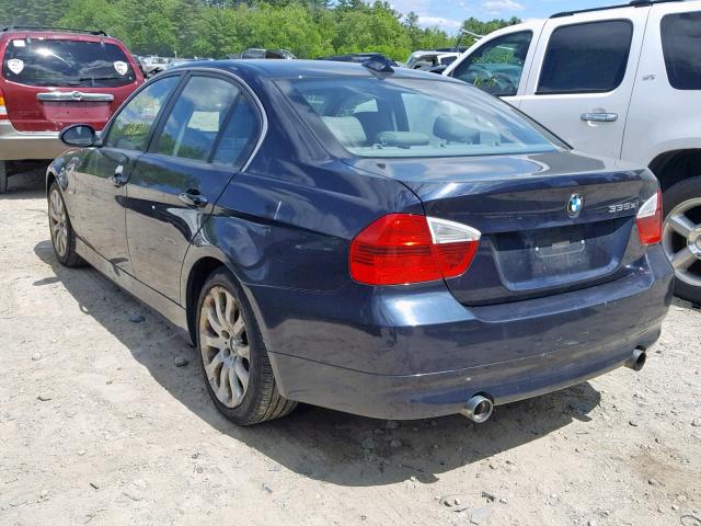 WBAVD53588A284303 - 2008 BMW 335 XI BLUE photo 3