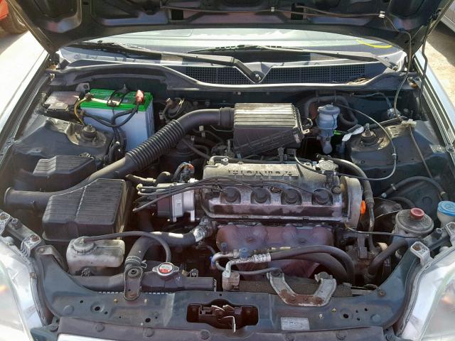 2HGEJ6617YH531744 - 2000 HONDA CIVIC BASE GREEN photo 7