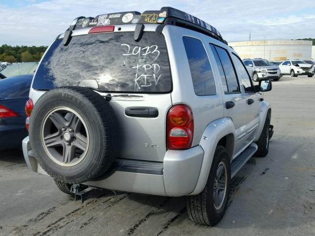 1J4GL38K93W659882 - 2003 JEEP LIBERTY RE SILVER photo 4